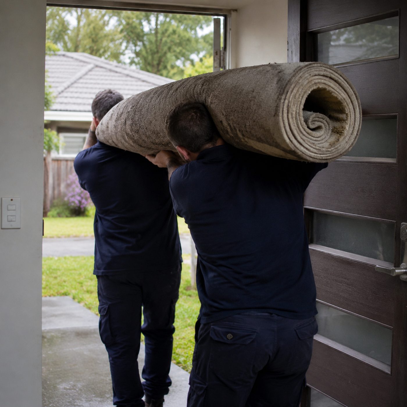 Making a damaged property safe and clearing debris